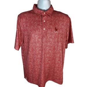 Cutter & Buck Camelback Polo Shirt | Men's Medium | Red | Stretch